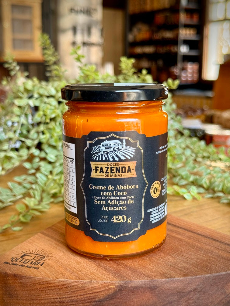 Doce de Abóbora com Coco - Fazenda de Minas - Sem Adição de Açúcar