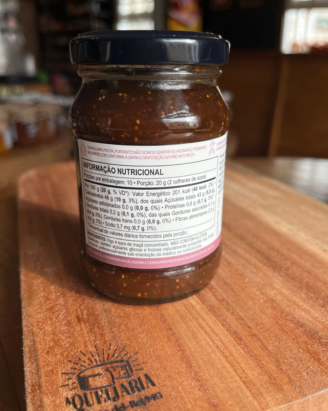 Geleia Artesanal de Figo - Myberries - Sem Adição de Açúcar