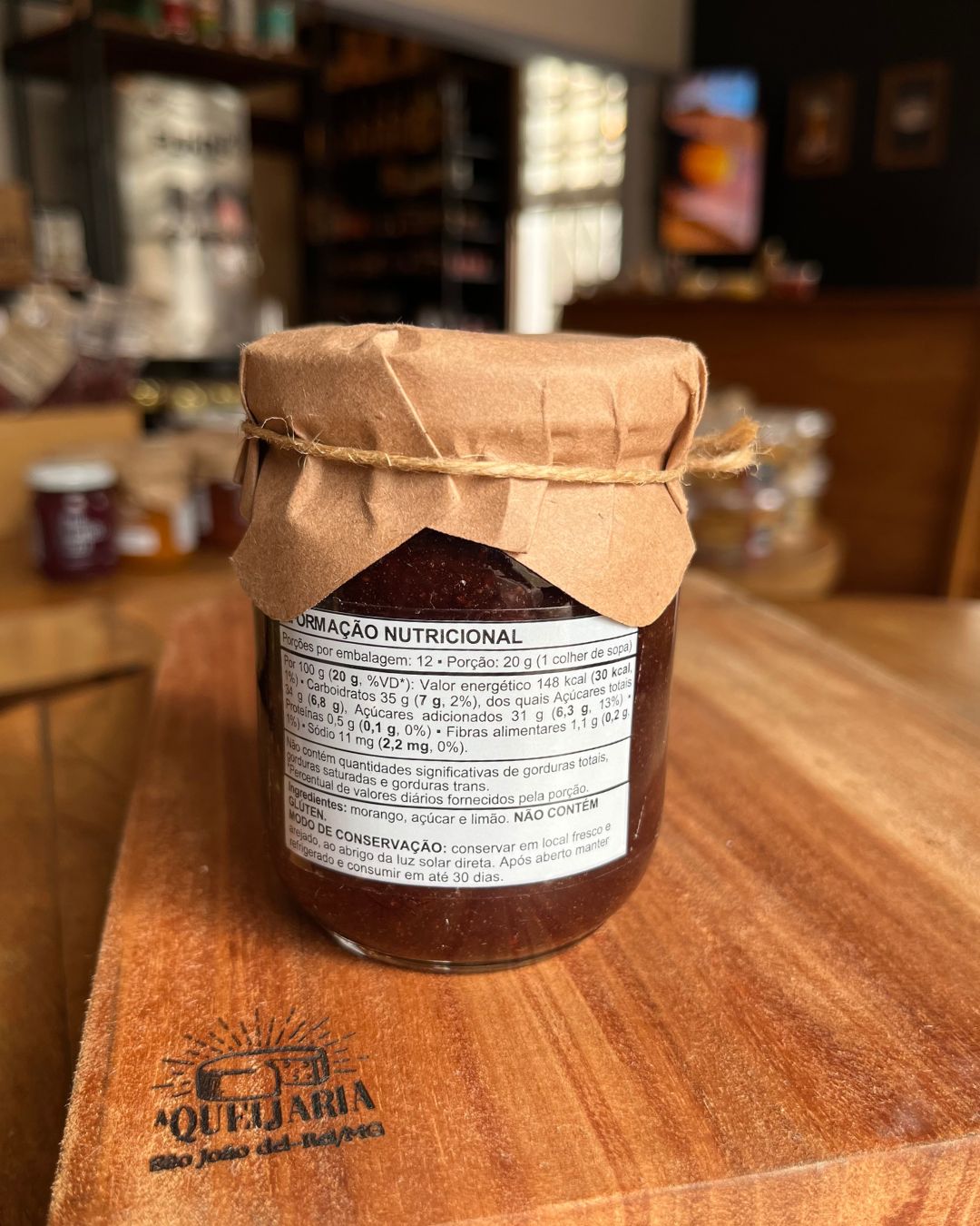 Geleia Artesanal de Morango - Me Lambuzei